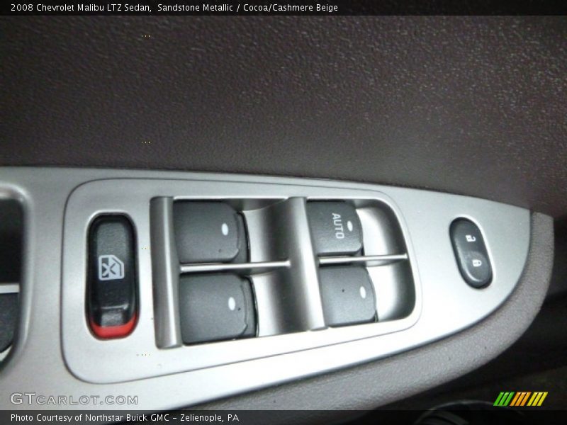 Sandstone Metallic / Cocoa/Cashmere Beige 2008 Chevrolet Malibu LTZ Sedan