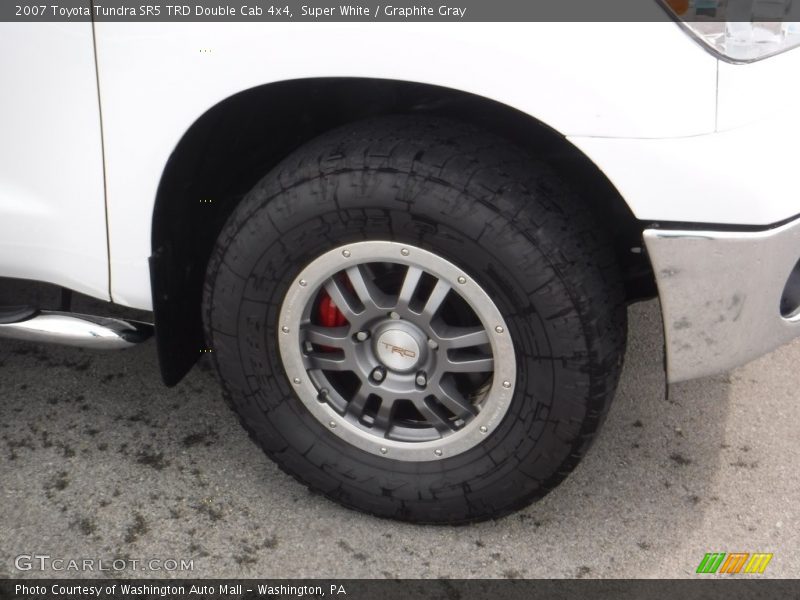 Super White / Graphite Gray 2007 Toyota Tundra SR5 TRD Double Cab 4x4