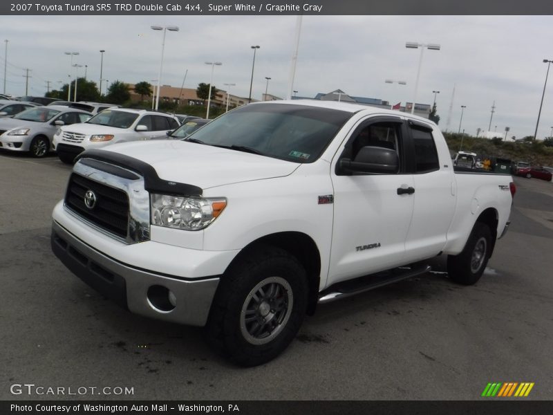 Super White / Graphite Gray 2007 Toyota Tundra SR5 TRD Double Cab 4x4
