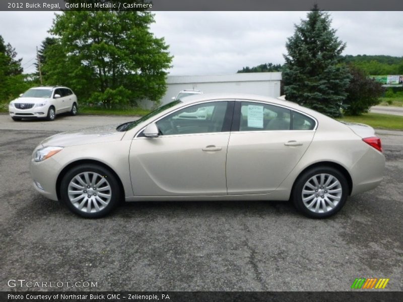 Gold Mist Metallic / Cashmere 2012 Buick Regal