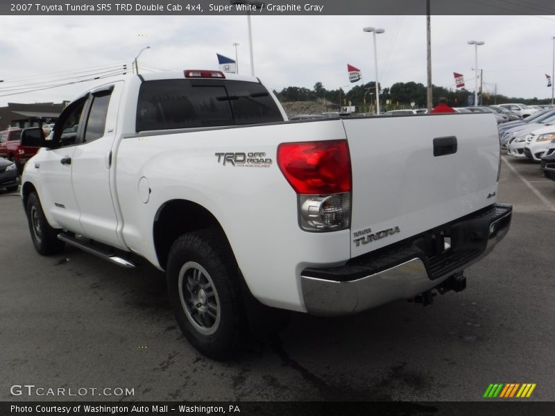 Super White / Graphite Gray 2007 Toyota Tundra SR5 TRD Double Cab 4x4