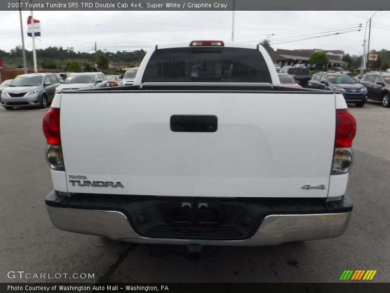 Super White / Graphite Gray 2007 Toyota Tundra SR5 TRD Double Cab 4x4