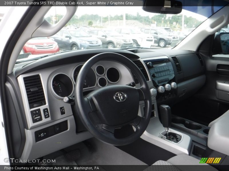 Super White / Graphite Gray 2007 Toyota Tundra SR5 TRD Double Cab 4x4