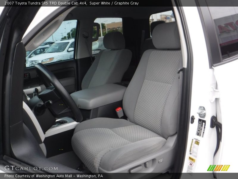 Super White / Graphite Gray 2007 Toyota Tundra SR5 TRD Double Cab 4x4