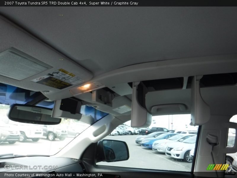 Super White / Graphite Gray 2007 Toyota Tundra SR5 TRD Double Cab 4x4