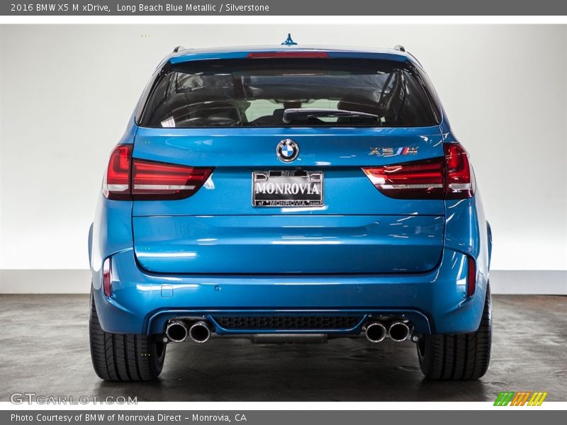 Long Beach Blue Metallic / Silverstone 2016 BMW X5 M xDrive