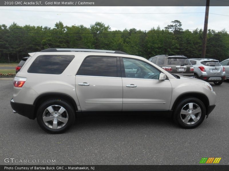 Gold Mist Metallic / Cashmere 2010 GMC Acadia SLT