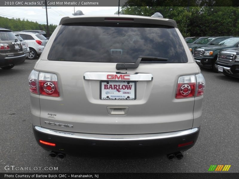 Gold Mist Metallic / Cashmere 2010 GMC Acadia SLT