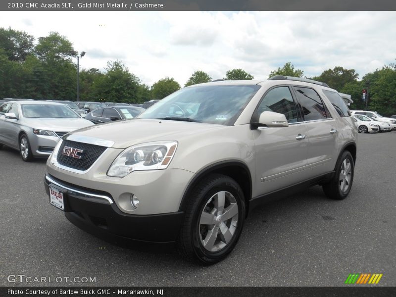Gold Mist Metallic / Cashmere 2010 GMC Acadia SLT
