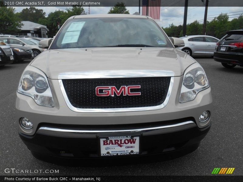 Gold Mist Metallic / Cashmere 2010 GMC Acadia SLT