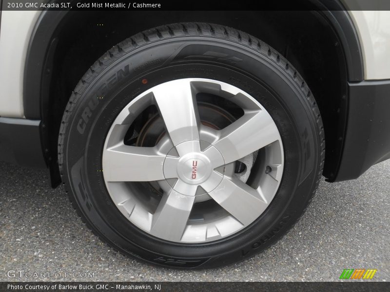 Gold Mist Metallic / Cashmere 2010 GMC Acadia SLT