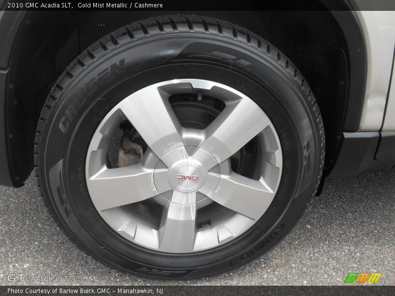 Gold Mist Metallic / Cashmere 2010 GMC Acadia SLT