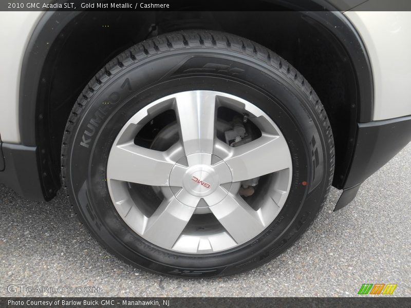 Gold Mist Metallic / Cashmere 2010 GMC Acadia SLT