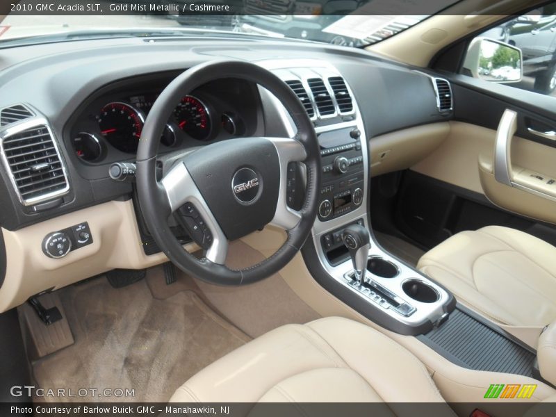 Gold Mist Metallic / Cashmere 2010 GMC Acadia SLT