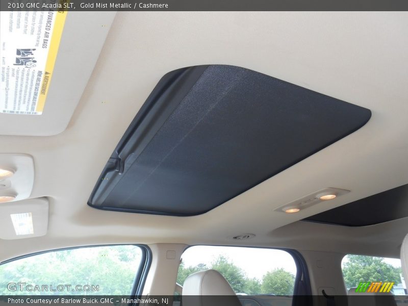 Gold Mist Metallic / Cashmere 2010 GMC Acadia SLT
