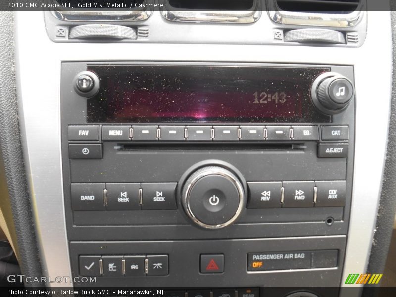 Gold Mist Metallic / Cashmere 2010 GMC Acadia SLT