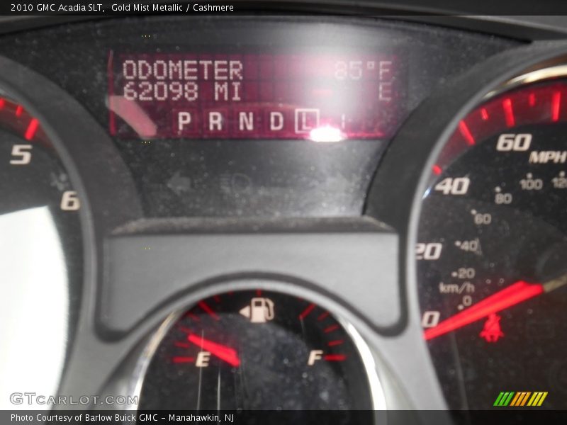Gold Mist Metallic / Cashmere 2010 GMC Acadia SLT