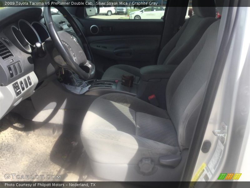Silver Streak Mica / Graphite Gray 2009 Toyota Tacoma V6 PreRunner Double Cab
