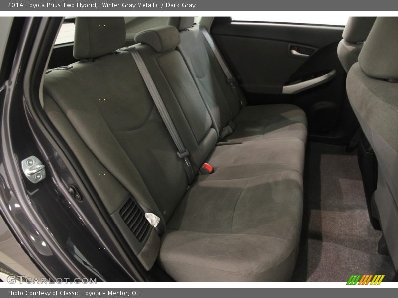 Winter Gray Metallic / Dark Gray 2014 Toyota Prius Two Hybrid