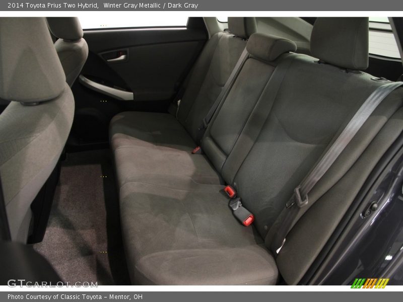 Winter Gray Metallic / Dark Gray 2014 Toyota Prius Two Hybrid