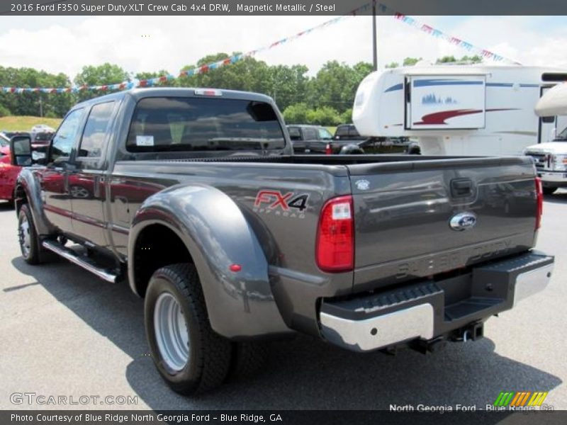 Magnetic Metallic / Steel 2016 Ford F350 Super Duty XLT Crew Cab 4x4 DRW