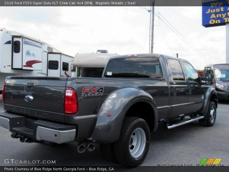 Magnetic Metallic / Steel 2016 Ford F350 Super Duty XLT Crew Cab 4x4 DRW