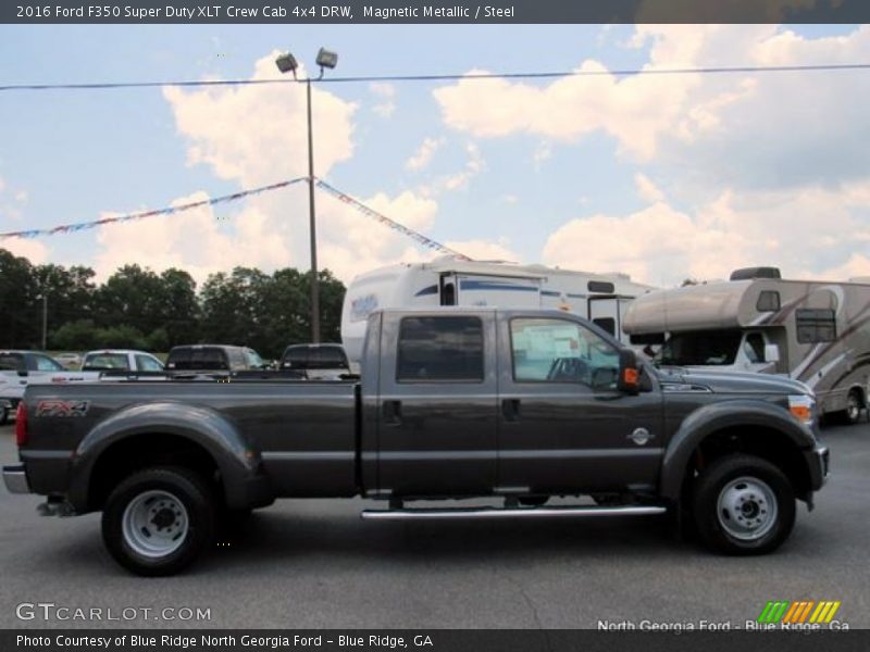 Magnetic Metallic / Steel 2016 Ford F350 Super Duty XLT Crew Cab 4x4 DRW