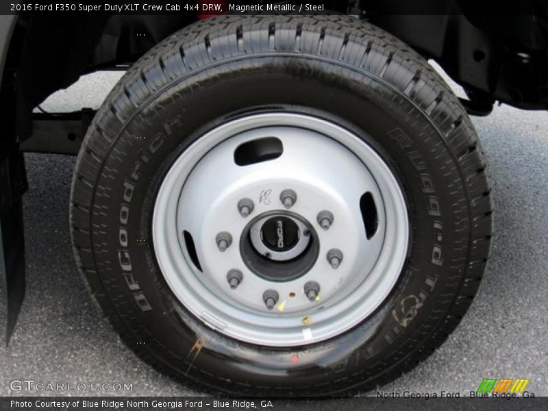 Magnetic Metallic / Steel 2016 Ford F350 Super Duty XLT Crew Cab 4x4 DRW