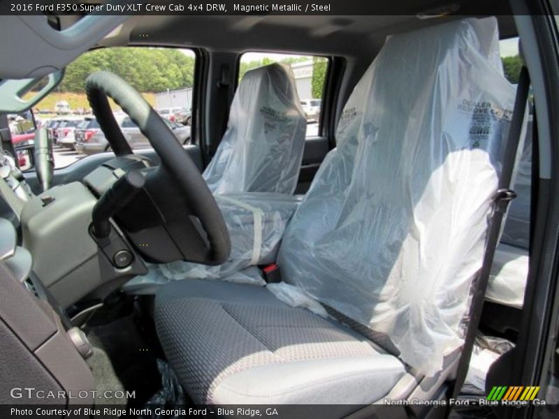 Magnetic Metallic / Steel 2016 Ford F350 Super Duty XLT Crew Cab 4x4 DRW