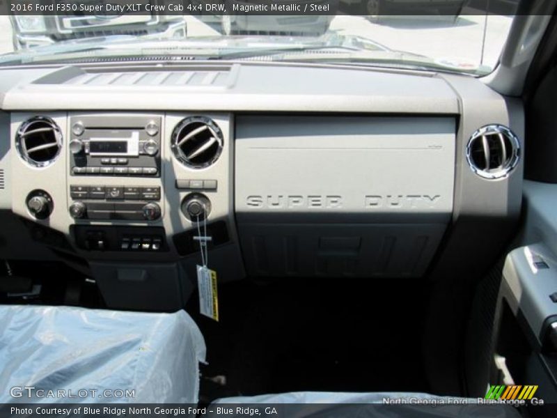 Magnetic Metallic / Steel 2016 Ford F350 Super Duty XLT Crew Cab 4x4 DRW