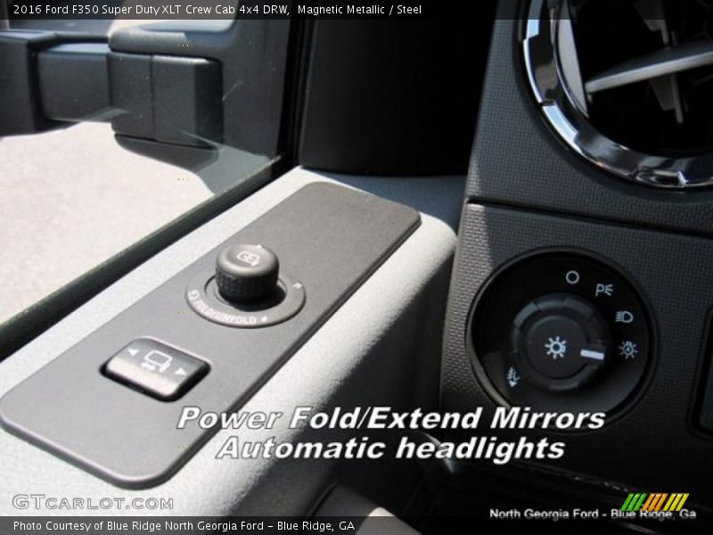 Magnetic Metallic / Steel 2016 Ford F350 Super Duty XLT Crew Cab 4x4 DRW