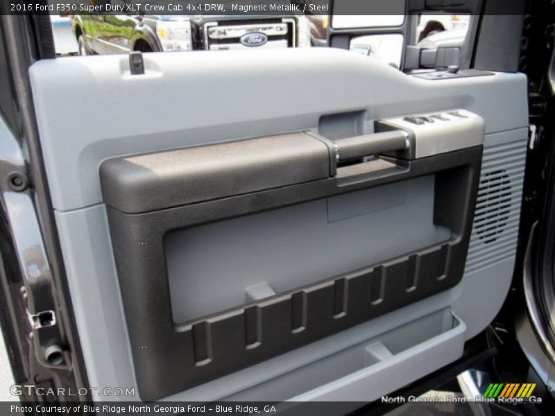 Magnetic Metallic / Steel 2016 Ford F350 Super Duty XLT Crew Cab 4x4 DRW