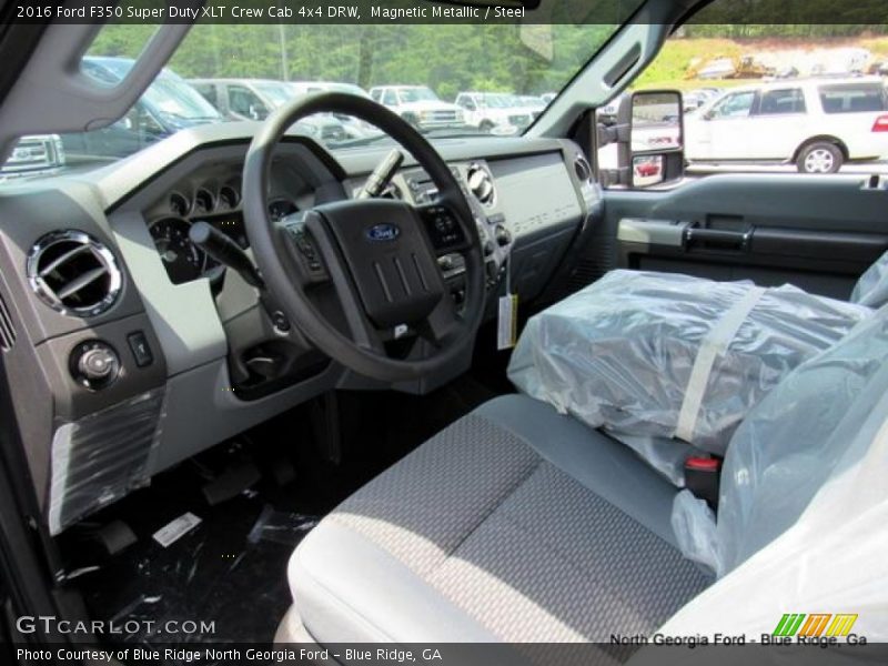 Magnetic Metallic / Steel 2016 Ford F350 Super Duty XLT Crew Cab 4x4 DRW
