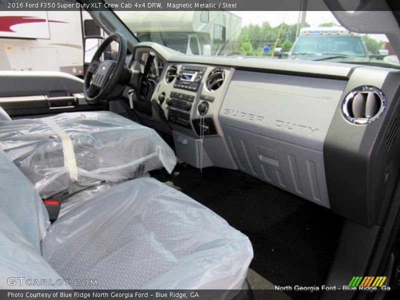 Magnetic Metallic / Steel 2016 Ford F350 Super Duty XLT Crew Cab 4x4 DRW