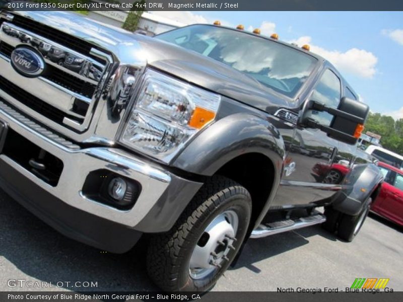 Magnetic Metallic / Steel 2016 Ford F350 Super Duty XLT Crew Cab 4x4 DRW