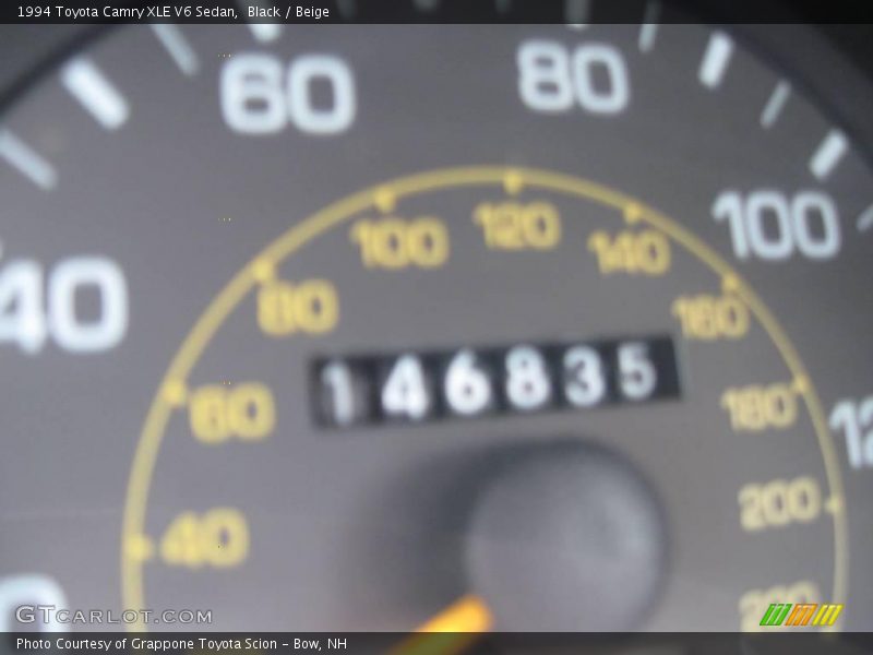 Black / Beige 1994 Toyota Camry XLE V6 Sedan