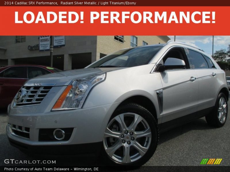 Radiant Silver Metallic / Light Titanium/Ebony 2014 Cadillac SRX Performance