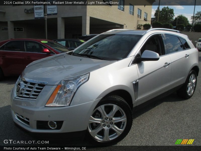 Radiant Silver Metallic / Light Titanium/Ebony 2014 Cadillac SRX Performance