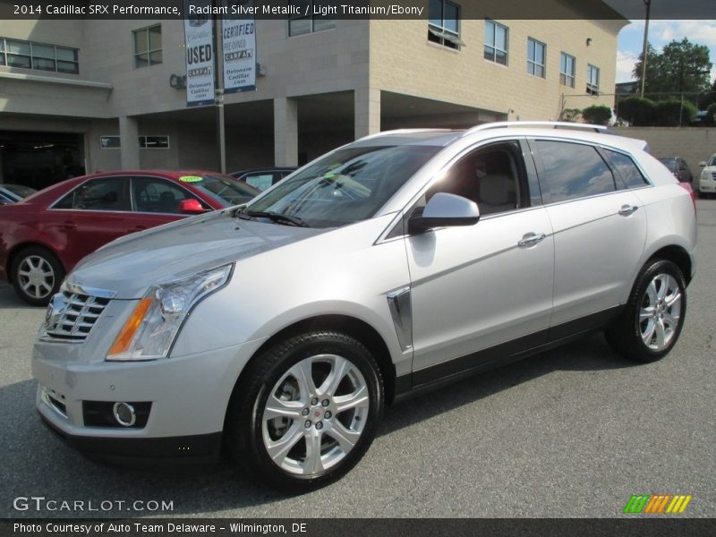 Radiant Silver Metallic / Light Titanium/Ebony 2014 Cadillac SRX Performance