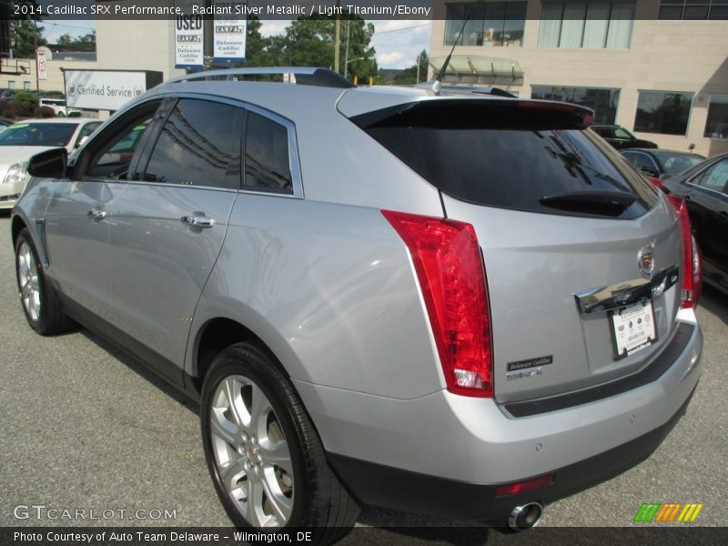 Radiant Silver Metallic / Light Titanium/Ebony 2014 Cadillac SRX Performance