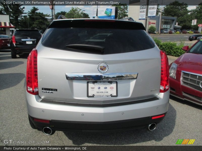 Radiant Silver Metallic / Light Titanium/Ebony 2014 Cadillac SRX Performance