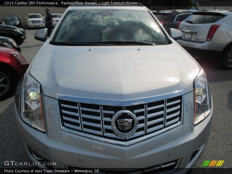 Radiant Silver Metallic / Light Titanium/Ebony 2014 Cadillac SRX Performance