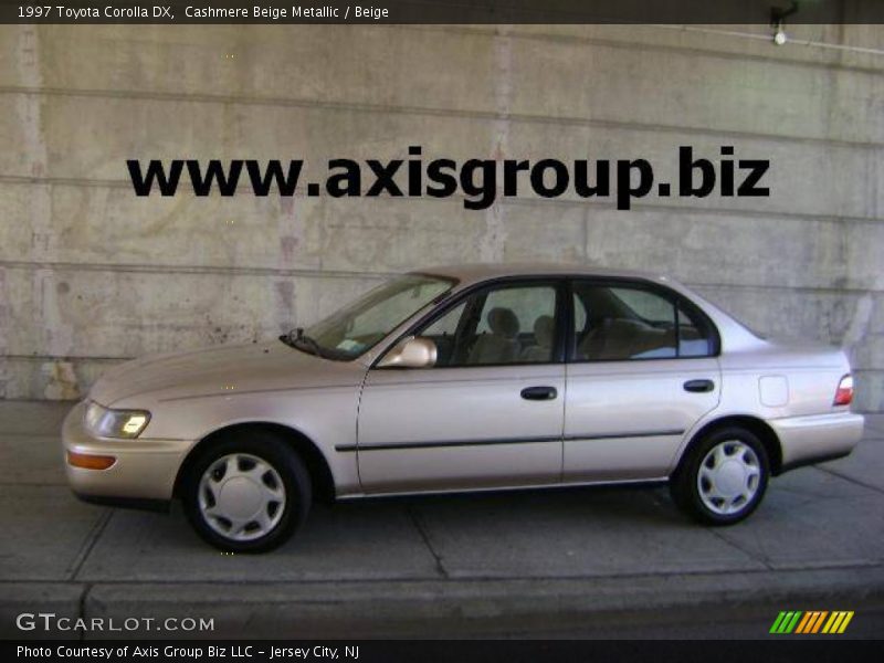 Cashmere Beige Metallic / Beige 1997 Toyota Corolla DX