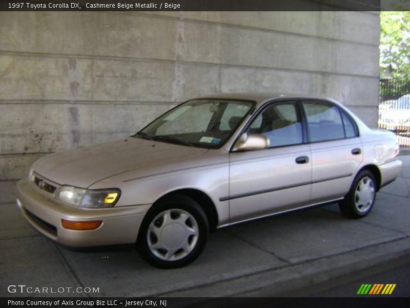 Cashmere Beige Metallic / Beige 1997 Toyota Corolla DX