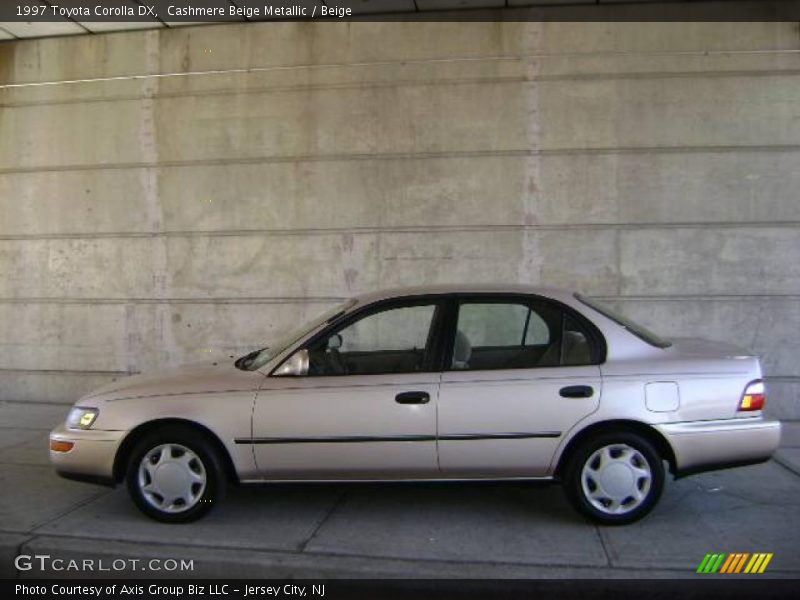 Cashmere Beige Metallic / Beige 1997 Toyota Corolla DX