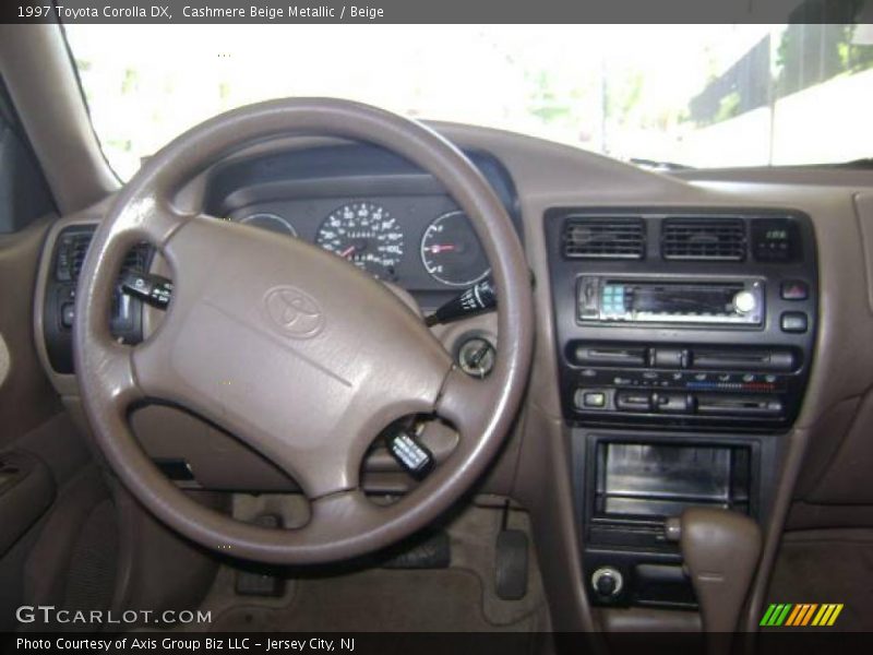 Cashmere Beige Metallic / Beige 1997 Toyota Corolla DX