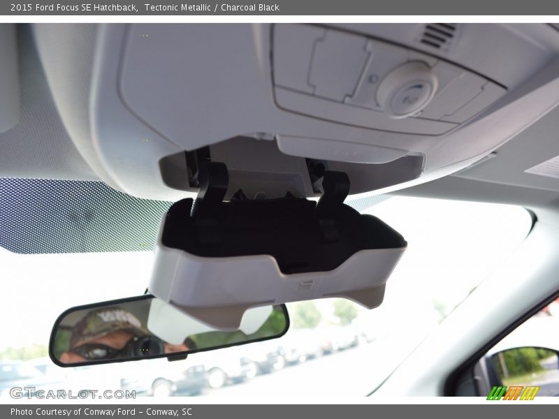 Tectonic Metallic / Charcoal Black 2015 Ford Focus SE Hatchback
