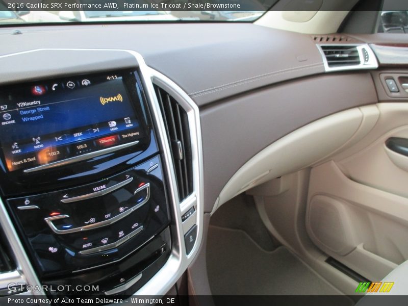 Platinum Ice Tricoat / Shale/Brownstone 2016 Cadillac SRX Performance AWD