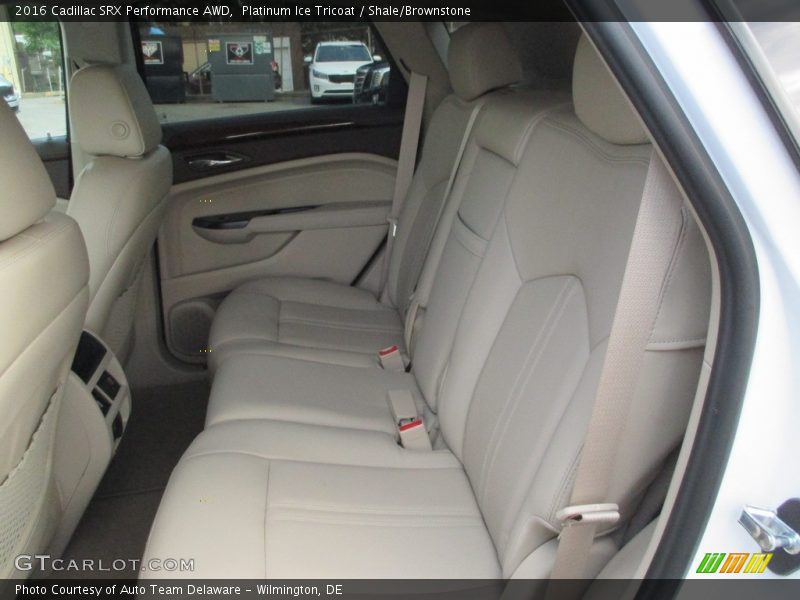 Platinum Ice Tricoat / Shale/Brownstone 2016 Cadillac SRX Performance AWD