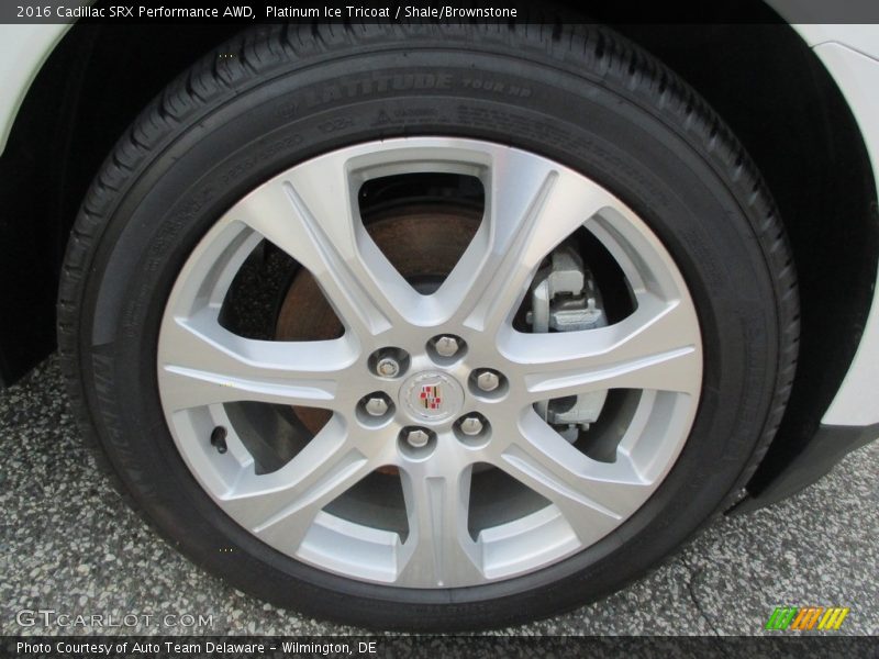 Platinum Ice Tricoat / Shale/Brownstone 2016 Cadillac SRX Performance AWD